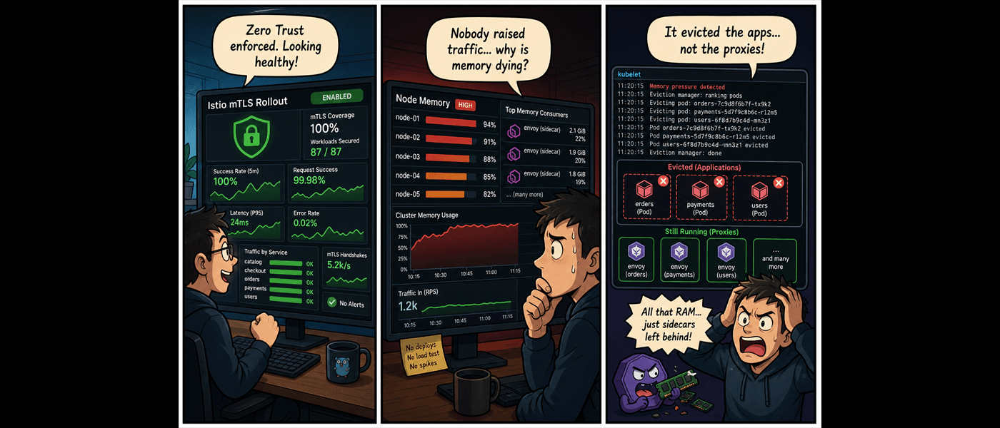 The Mesh That Promised Security... But Quietly Consumed the Cluster